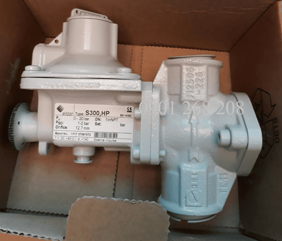VAN NGẮT QUÁ ÁP S300 1-2bar HP Elster